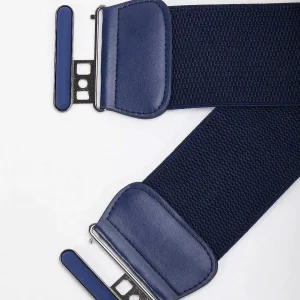 SOUL Accessories Elasticated Navy Belt* Belts