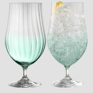 Galway Crystal Erne Aqua Craft Beer & Cocktail Glass Set* Glassware