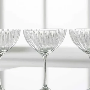 Galway Crystal Erne Champagne Saucer Set* Homeware