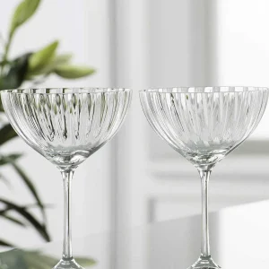 Galway Crystal Erne Champagne Saucer Set* Homeware