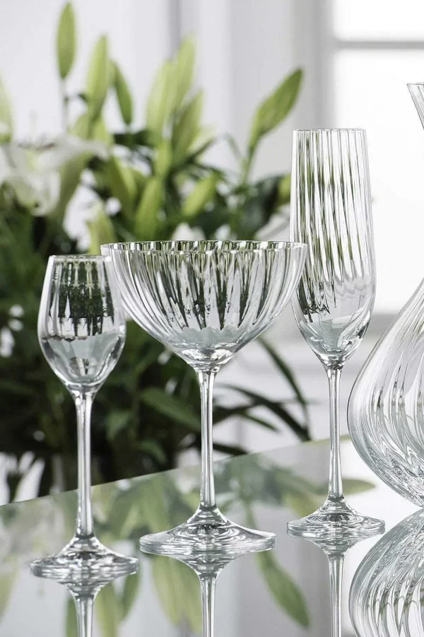 Galway Crystal Erne Champagne Saucer Set* Homeware