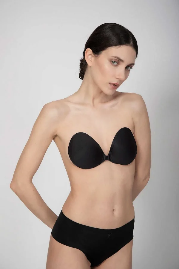 Eve's Bras Eves Backless Strapless Bra In Black*Women Lingerie