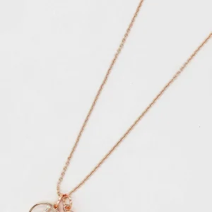 Cherish F Initial Necklace In Rose Gold* Teenager