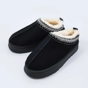 Cherish Accessories Faux Fur Cosy Slippers In Black*Women Nightwear