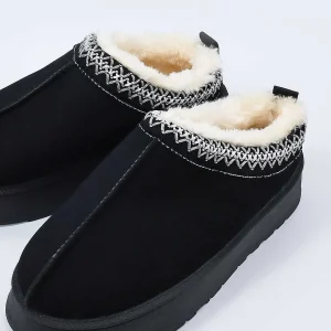 Cherish Accessories Faux Fur Cosy Slippers In Black*Women Nightwear