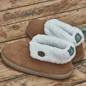 Aran Woollen Mills Faux Suede Adult Slipper Boots*Women Nightwear