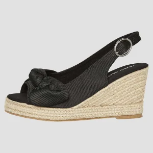 Vero Moda Felia Wedge Espadrille In Black* Footwear