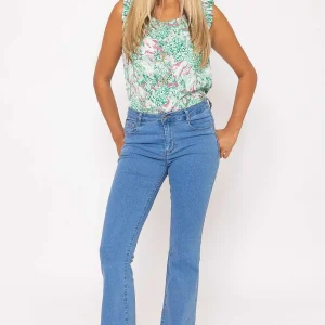 Denim Club Flare Denim Jeans In Blue*Women Jeans & Trousers