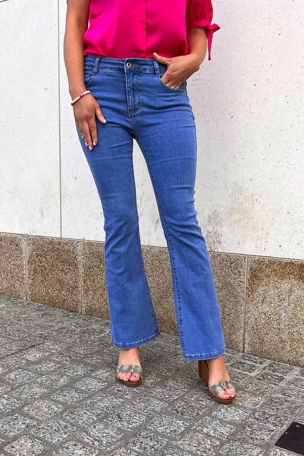 Denim Club Flare Denim Jeans In Blue*Women Jeans & Trousers