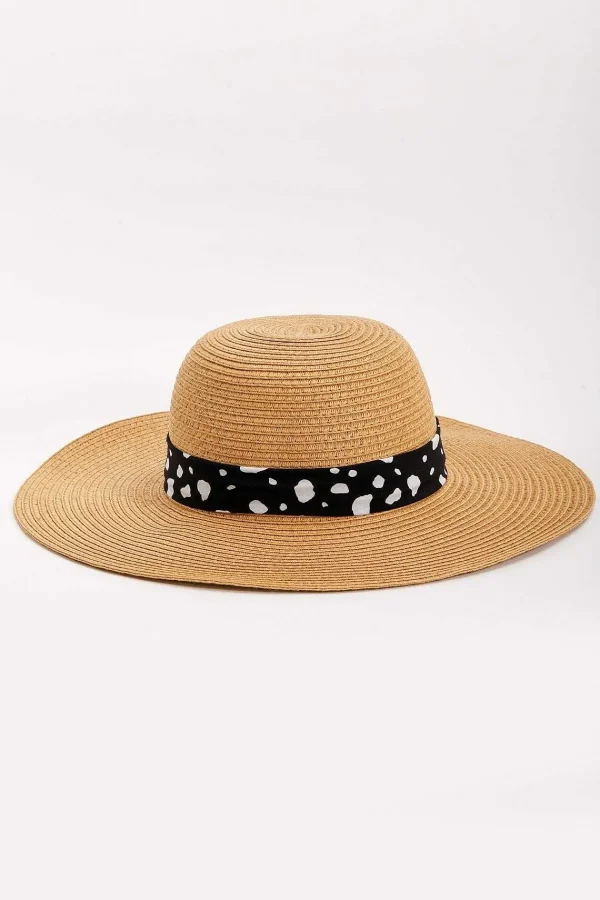 SOUL Accessories Floppy Hat With Animal Trim* Hats