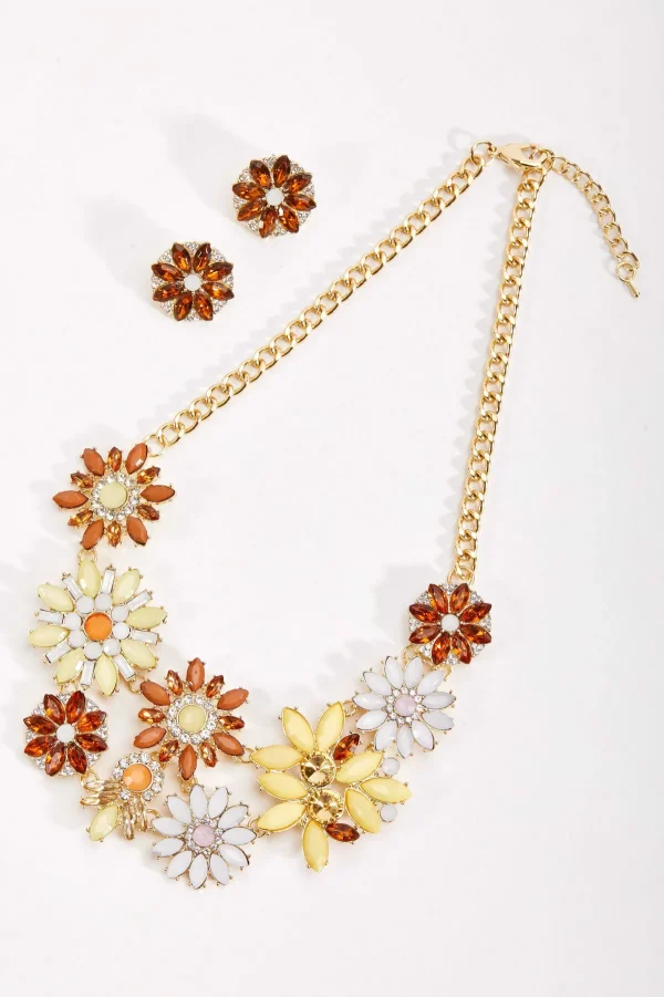 Soul Jewellery Floral Gold Necklace* Boxed Gifts