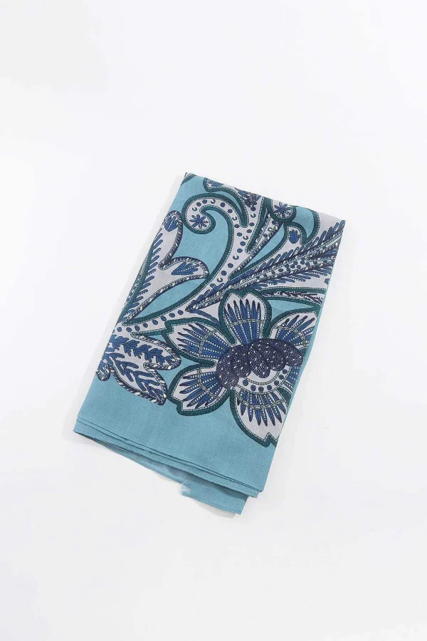 SOUL Accessories Floral Scarf In Blue* Accessories