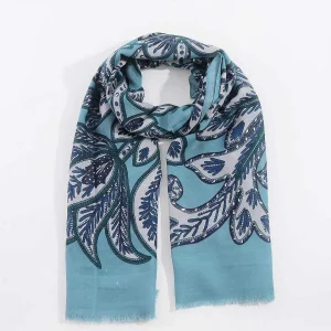 SOUL Accessories Floral Scarf In Blue* Accessories