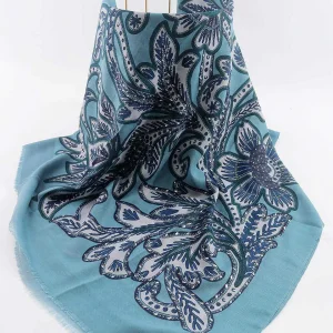 SOUL Accessories Floral Scarf In Blue* Accessories