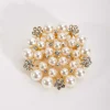 Joularie Flower Diamante Pearl Brooch* Boxed Gifts