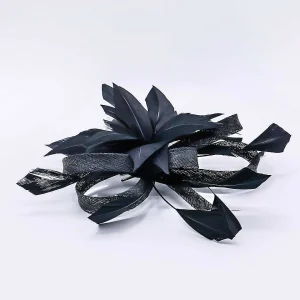 SOUL Accessories Flower Fascinator In Black* Fascinators