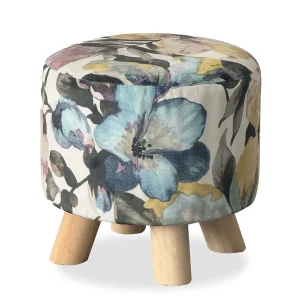 Carraig Donn HOME Flower Pattern Footstool* Homeware