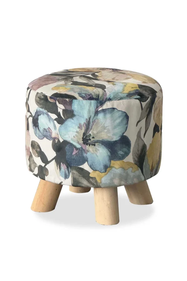 Carraig Donn HOME Flower Pattern Footstool* Homeware