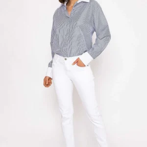 Kalisson Frayed Hem Jeans In White*Women Jeans & Trousers