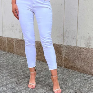 Kalisson Frayed Hem Jeans In White*Women Jeans & Trousers