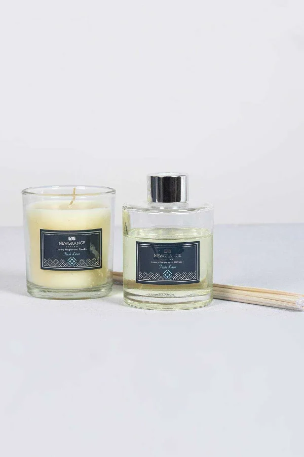 Newgrange Living Fresh Linen Candle And Diffuser Set* Homeware
