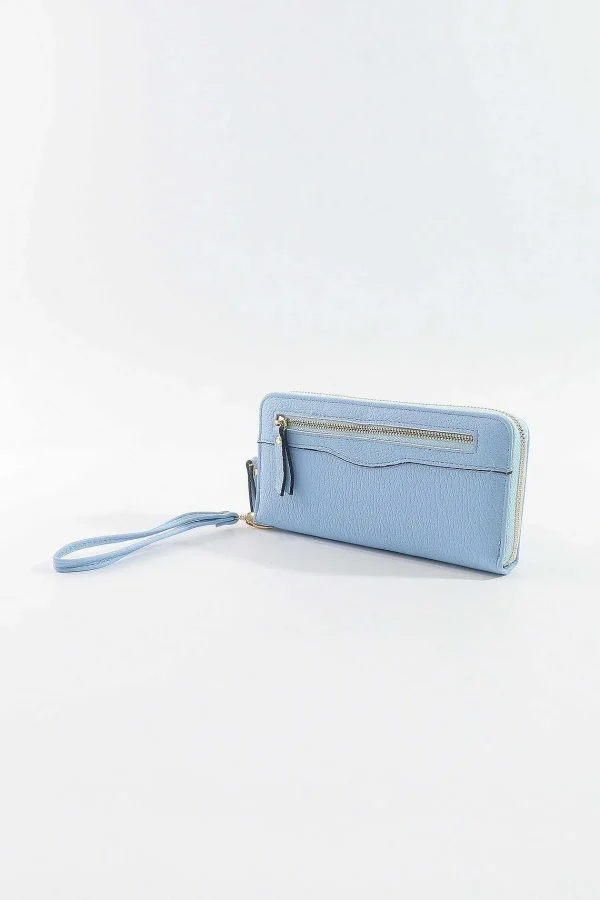 SOUL Accessories Front Zip Purse In Blue* Accessories