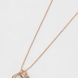 Cherish G Initial Necklace In Rose Gold* Jewellery