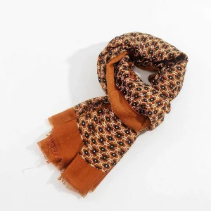 SOUL Accessories Geo Print Scarf In Brown* Accessories