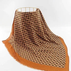 SOUL Accessories Geo Print Scarf In Brown* Accessories