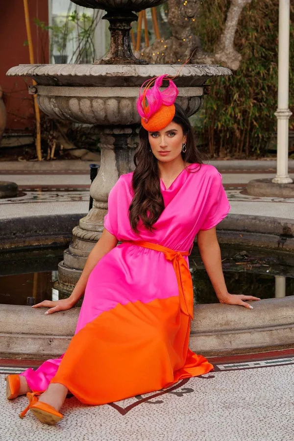 Pala D'oro Gigi Midi Dress In Pink*Women Dresses & Jumpsuits