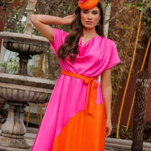Pala D'oro Gigi Midi Dress In Pink*Women Dresses & Jumpsuits