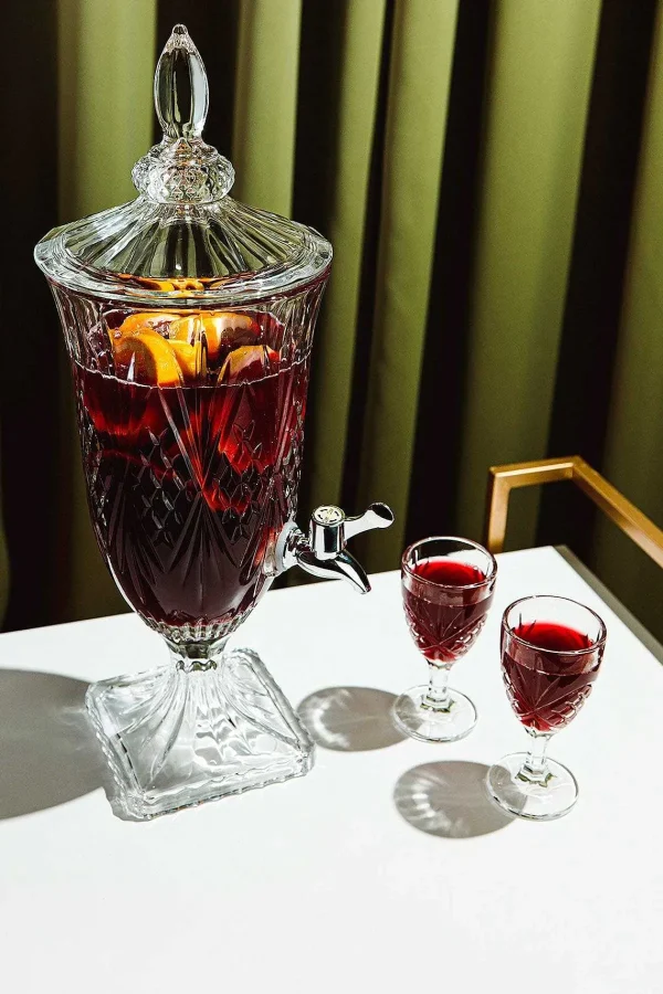 Killarney Crystal Glass Drinks Dispenser* Homeware