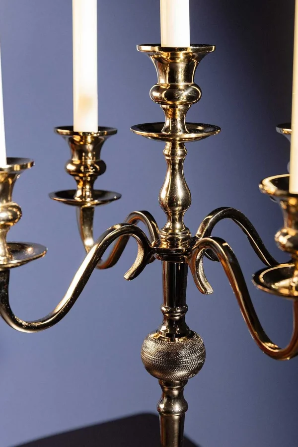 Atticus & Stone Gold 5 Arm Candelabra* Homeware