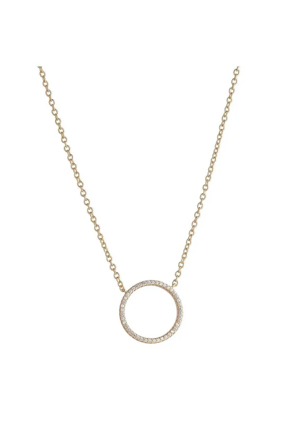 Knight & Day Gold Circle Necklace* Boxed Gifts