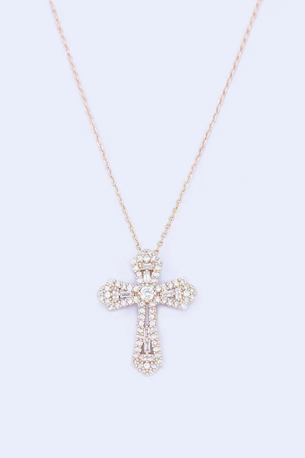 Knight & Day Gold Cross Necklace* Gran