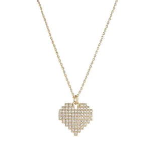 Knight & Day Gold Cut Out Heart Pendant* Boxed Gifts