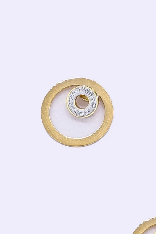 Soul Jewellery Gold Double Circle Earrings - Soul Special* Earrings