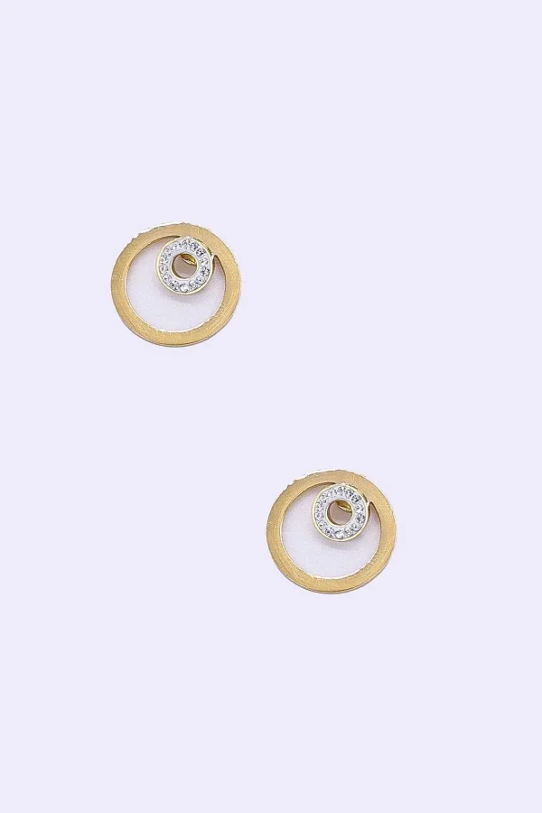 Soul Jewellery Gold Double Circle Earrings - Soul Special* Earrings