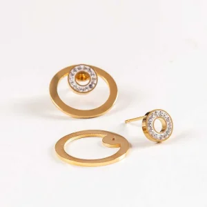 Soul Jewellery Gold Double Circle Earrings - Soul Special* Earrings