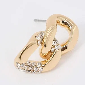 Soul Jewellery Gold Double Link Earrings* Earrings