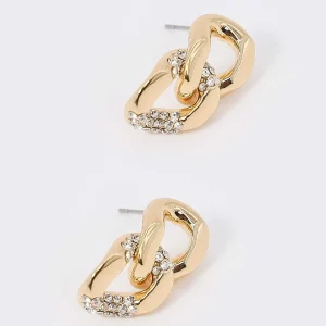 Soul Jewellery Gold Double Link Earrings* Earrings