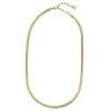 Knight & Day Gold Flat Snake Chain Necklace* Necklaces