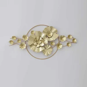 Carraig Donn HOME Gold Floral 3D Wall Decor* Homeware