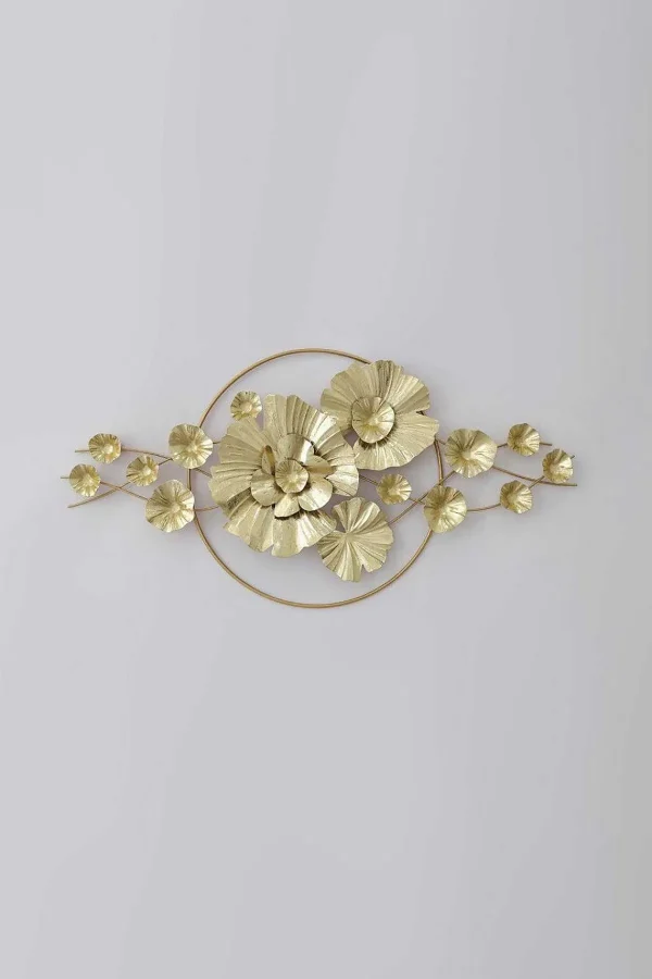 Carraig Donn HOME Gold Floral 3D Wall Decor* Homeware