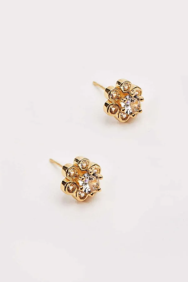 Soul Jewellery Gold Flower Earrings* Boxed Gifts