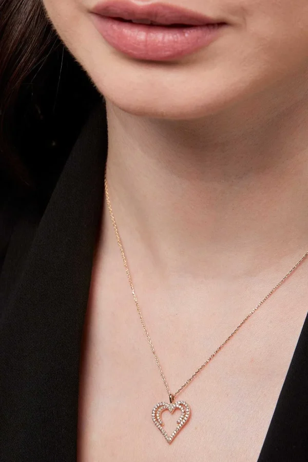 Knight & Day Gold Hidden Heart Necklace* Jewellery