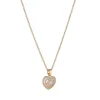 Knight & Day Gold Micropave Heart Pendant* Jewellery