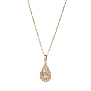 Knight & Day Gold Micropave Teardrop Pendant* Jewellery