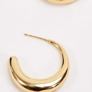 Soul Jewellery Gold Open Hoop Earrings*Women April Edit