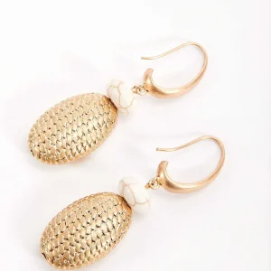 Soul Jewellery Gold Oval Earrings* Earrings